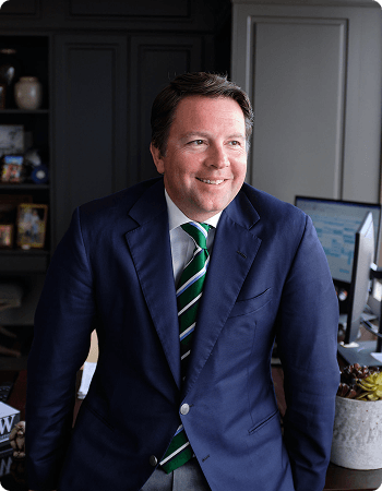 attorney Ryan Beasley at his desk